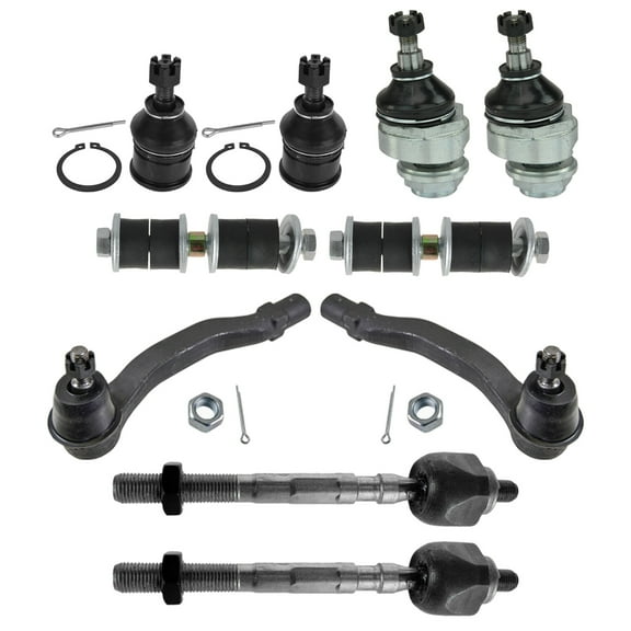 TRQ Front Ball Joint Tie Rod End Sway Bar Link Kit 10pc for 98-01 Acura Integra PSA28680