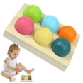 thumbnail image 1 of Montessori Rainbow Toy Color Matching Toy Logical Thinking Training Early Learning Motor Skills For Children, 1 of 1