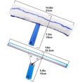thumbnail image 2 of Window Cleaning Kit, Window Squeegee and Microfiber Cloth, Shower Squeegee with Rubber Lip, Window Cleaning Tool, Aquablade Squeegee 35cm, 2 of 5