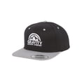 thumbnail image 1 of Gravity Outdoor Co. Classic Adjustable Snapback Hat - Black/Grey, 1 of 2