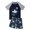 Z03-Black, variant on Boys Swimsuits Size 6-7 Fashion Scale Printed Bathing Suit Set Short Sleeve Shirts Shorts Hat 3 PC Rash Guard Sunsuit Boy Swimming Suits Kids Swimwear Sets Blue 6-7 Years