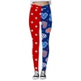 thumbnail image 3 of WILLBEST Leggings de Yoga Estampados Para Mujer, de Cintura Alta, Para Entrenar, Correr, Gimnasio, Deportes, Cómodos, Elásticos, Suaves y Transpirables, Ropa Deportiva Extra Grande, 3 of 4