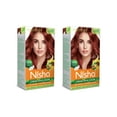 thumbnail image 1 of Nisha Crème Hair Color, Permanent Red Hair Dye Color, 100% Gray Coverage, No Ammonia, Reddish, 4.23 oz (Pack of 2), 1 of 9
