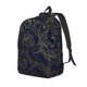 thumbnail image 1 of Easygdp Copper-Gold Gloss Outline Rose Mochila de Lona Resistente para Laptop, Compatible con Laptops de 15 a 17 pulgadas, Ideal para Escuela, Trabajo y Viajes-Small, 1 of 5