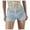 Blue, variant on Hienoo Women's Lace Shorts Juniors High Rise Layer Bloomers, Sizes S-XL