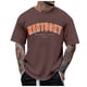 thumbnail image 1 of Camiseta de manga corta con cuello redondo oversize para hombre, prenda informal de verano - Poliéster (M-XXXL), 1 of 3