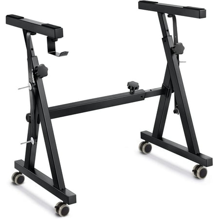 Donner Keyboard Stand, Z-style Heavy-Duty Piano Stand, Portable, Suitable for 54, 61 and 88 Keys Electric Keyboards Digital Pianos
