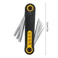 thumbnail image 5 of MOMOJIA 8 Size Folding Star Wrench Key Set Hexagon Wrench For Home And Workshops Use, 5 of 9