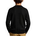 thumbnail image 7 of Boys Knit Turtleneck Sweaters Casual Soft Warm Long Sleeve Pullover Kids Winter Clothes Black 14, 7 of 7