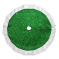 thumbnail image 1 of Christmas Tree Skirt Holiday Tree Ornaments Decoration Xmas Tree Mat Cover Home Party Decor, 1 of 6