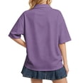 thumbnail image 5 of Dresfit Polo Shirts for Women Collared Golf Shirts Summer 2026 Short Sleeve Button Down Tennis Basic Tees Lightweight Plus Size Breathable Golf Tops 2XL, 5 of 5