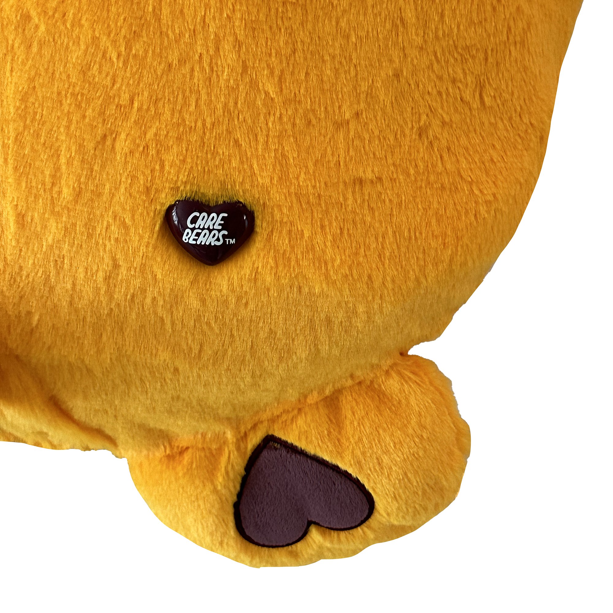 Happy Nappers: Care Bears Pillow Pocket Pal - Tenderheart Bear - Plush Character Pillow Case, Animal Cover w/ Weighted Paws, Huggable Companion, Kids