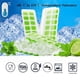 thumbnail image 4 of Billuyoard Molde de 14 cubitos de hielo de fácil liberación para agua, cóctel, bebida, bandejas para hacer hielo, herramienta para hacer cubitos de hielo Cocina y Comedor verde Billuyoard HA0667-02B, 4 of 6