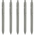 thumbnail image 1 of Point Pens 5pcs Quick Dry Ink Gel Pens Fine Point Retractable Roller Ball Pens Black Ink Smooth Writing for Writing Diary Black Pen (Color : Gray A), 1 of 7