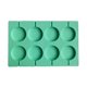 thumbnail image 2 of Gwong hogar Molde de postre antiadherente fácil demould liviano 6 cavidad cáscaras de silicona pastel de silicona gadget de cocina Gwong 21097782, 2 of 7