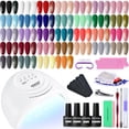 thumbnail image 1 of Kit de esmaltes de uñas en gel JODSONE con luz UV, 36 colores y herramientas, 1 of 8