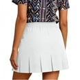 thumbnail image 6 of AnuYalue Womens Golf Skirts Mini Pleated Tennis Skort Elastic High Waist Sport Active Casual Summer Skirt with Pocket, 6 of 9