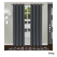thumbnail image 5 of Superior  Shimmer Insulated Thermal Blackout Grommet Curtain Panel Pair, 5 of 5