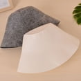 thumbnail image 3 of JINGT Style Felt Sauna Hat Anti Heat Russian Cap for Bath House Head Protection Drop gray, 3 of 8