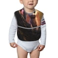 thumbnail image 6 of Hirioo Adorable Fluffy Bat for Baby Waterproof Pocket Bib Adjustable Closed for Babies Toddlers with Large Pocket 6-24Months, 6 of 8
