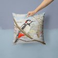 thumbnail image 2 of Carolines Treasures ASAD0701PW1414 Spotted Woodpecker by Sarah Adams Canvas Decorative Pillow  14Hx14W multicolor, 2 of 4