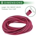thumbnail image 4 of Universal Car Door Edge Protective Sealing Strip UType Door Scratch Protection Guard .ft m scratch Collision PVC Iron Purple, 4 of 6