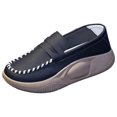 thumbnail image 1 of stanreset Chaussures Décontractées pour Femmes Confortables à Enfiler Chaussures Souples Chaussures Décontractées pour Marche Intérieure Extérieure Noires 38, 1 of 9
