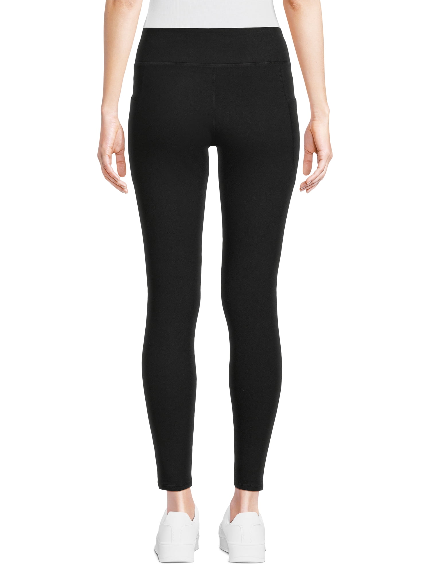 ClimateRight by Cuddl Duds Women’s Warmest Therma Suede High-Rise Base Layer Thermal Leggings, Sizes XS to XXL