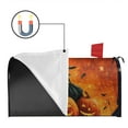thumbnail image 2 of Halloween Orange Pumpkin Witch Bat Spooky Mailbox Covers,Magnetic 21x25.5 Inch Mailbox Wrap Water Proof Reusable Halloween Box Wrap for Garden Outdoor Decorative, 2 of 4