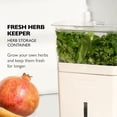 thumbnail image 2 of Contenedor para hierbas Fresco Contenedor de acrílico para refrigerador Contenedor para hierbas y verduras Contenedor con indicador de nivel de agua, 2 of 8