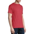 thumbnail image 5 of Hanes Men's and Big Men's Triblend Short Sleeve Tee, Up To Size 3XL, 5 of 6