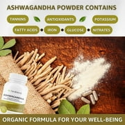 Healblend Ashwagandha Supplement with Black Pepper Extract - Supports Stress Relief, Immune, Energy, Stamina - 60 Capsules