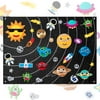 WATINC Outer Space Felt Board Story Solar System Universe 35Pcs