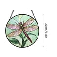 thumbnail image 3 of Stained Glass Window Hanging Ornament Decorative Art Piece For Home And Garden, 3 of 6
