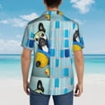 thumbnail image 6 of Haiem French Bulldog Dog in a Bathtub Printed Hawaiian Shirt for Men - Men’s Casual Beach Summer Shirts - Stretch Fabric with Modern Fit-3X-Large, 6 of 9