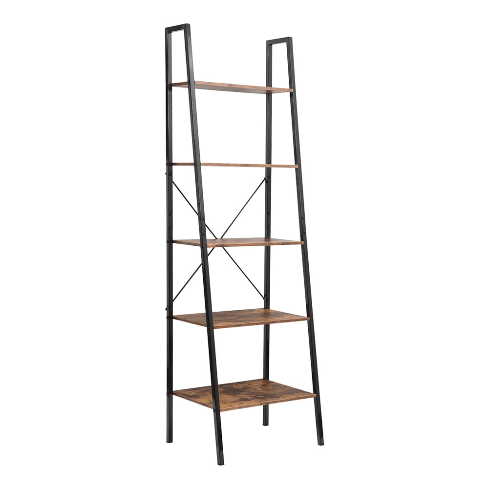 Kepooman 5 Tier Bookshelf, Tall Bookcase Shelf Storage Organizer, Modern Book Shelf for Bedroom, Living Room and Home Office, Vintage Burnt Wood Grain Kepooman 5 Tier Bookshelf, Tall Bookcase Shelf Storage Organizer, Modern Book Shelf for Bedroom, Living Room and Home Office, Vintage Burnt Wood Grain