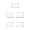 thumbnail image 1 of Kearding Bolsa con cremallera de 10 piezas Contenedores de almacenamiento de bolsas de almacenamiento de documentos multipropósito A6 transparente 5Conjunto, 1 of 6