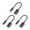 Black, variant on 3Pcs Short Braided OTG Cable Type C To USB Converters Wire For External Devices Like Flash Drive Keyboards Mouse