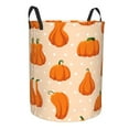 thumbnail image 2 of XMXT Collapsible Laundry Basket, Cartoon Pumpkin Seaso Polyester Waterproof Laundry Hamper, 62L, 2 of 8