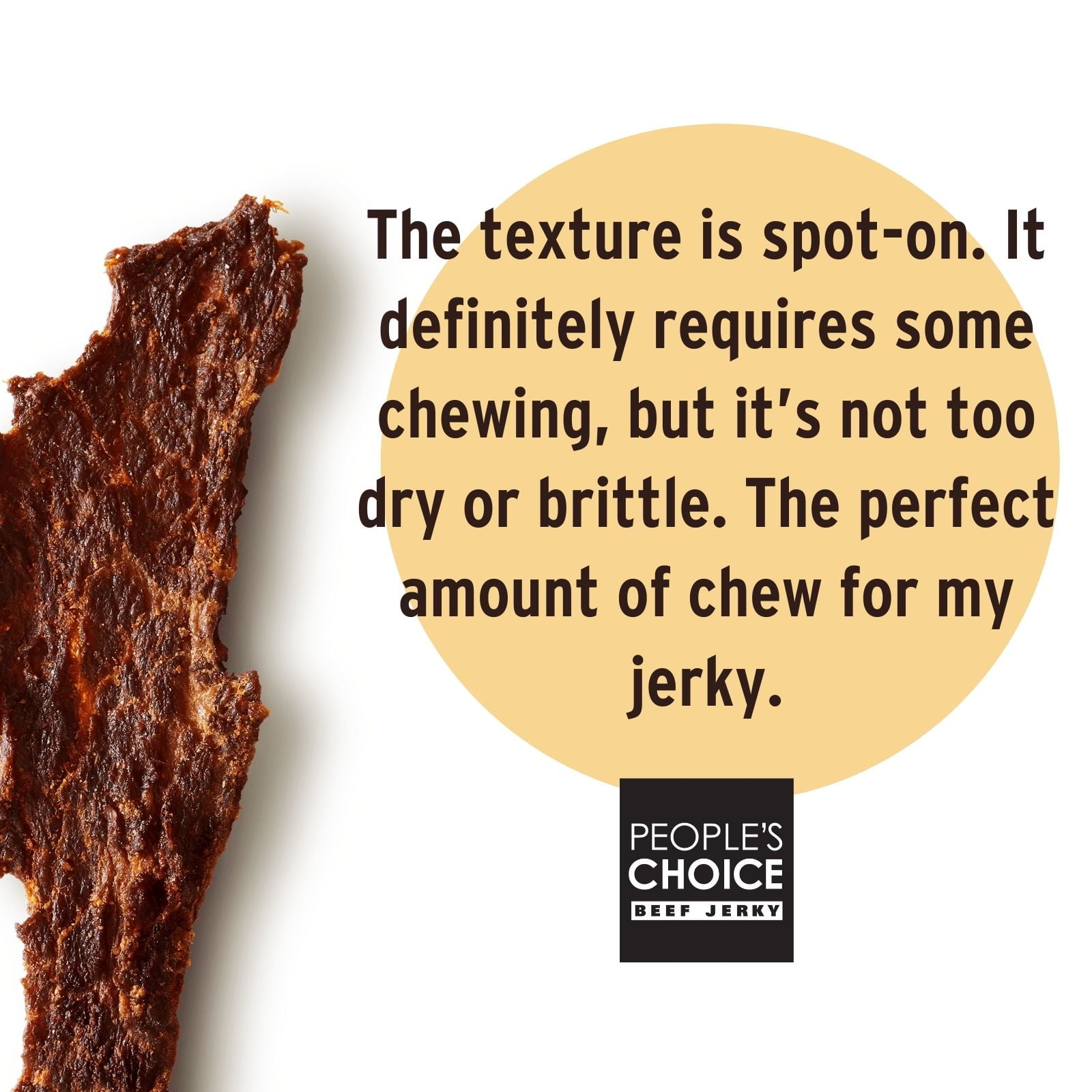 People's Choice Beef Jerky - Tasting Kitchen - Nashville Hot - Spicy Jerky - 1 Pound - 1 Bag