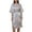 Style3, variant on Women's Chic Bathrobe Deep V Neck Bathrobes Satin Dressing Gown Drop Shoulder Bridal Comfy Elbow Sleeve Style1 Small-Large
