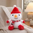 thumbnail image 5 of TOYOUME Snowman Plush Cloth Doll Pillow, Soft Stuffed Christmas Figurine, 9.45 Inches, 1-Piece, for Mantel Tree or Holiday Gift, B, 5 of 8