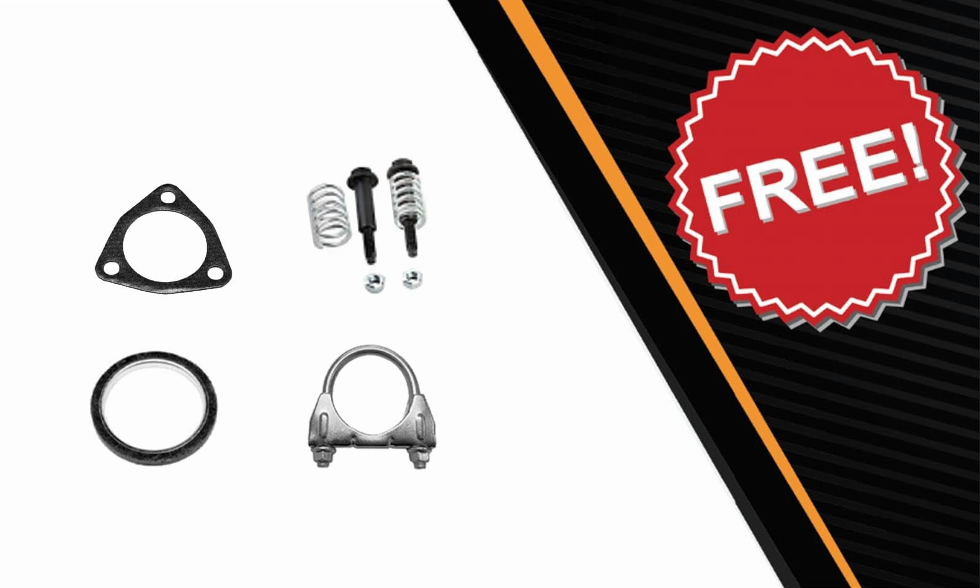 Stainless Steel Exhaust System Kit Compatible fit 2007–2008 Honda Fit 1.5L – Direct Fit