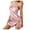 724#Pink, variant on Sleepwear for Women Tank Nightgown Chemise Racerback Sleeveless Sleep Dress