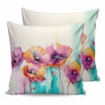 thumbnail image 7 of Outdoor Pillow Covers Throws Abstract Floral Blossom Aesthetic,Waterproof Pillow Cases Pack of 2 Flower Painting Artwork,Durable Cushion Cover Pillowcase for Patio Balcony Couch Garden, 7 of 7