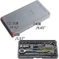 thumbnail image 4 of 40 Pcs 1/2", 1/4", 3/8" Socket Wrench Set DR Drive Reversible Ratchet Handle with Case, 4 of 4