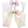thumbnail image 2 of 2pcs Bow Hair Clips Girls Hairpins Small Bows Clips Women Barrettes with Long Ribbon, 2 of 8