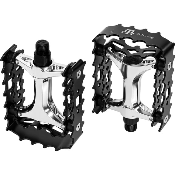 MTB Pedals Mountain Bike Pedals 9/16 Sealed Bearing,Aluminum Antiskid Durable Bicycle,Bike Platform Pedals Lightweight for BMX MTB
