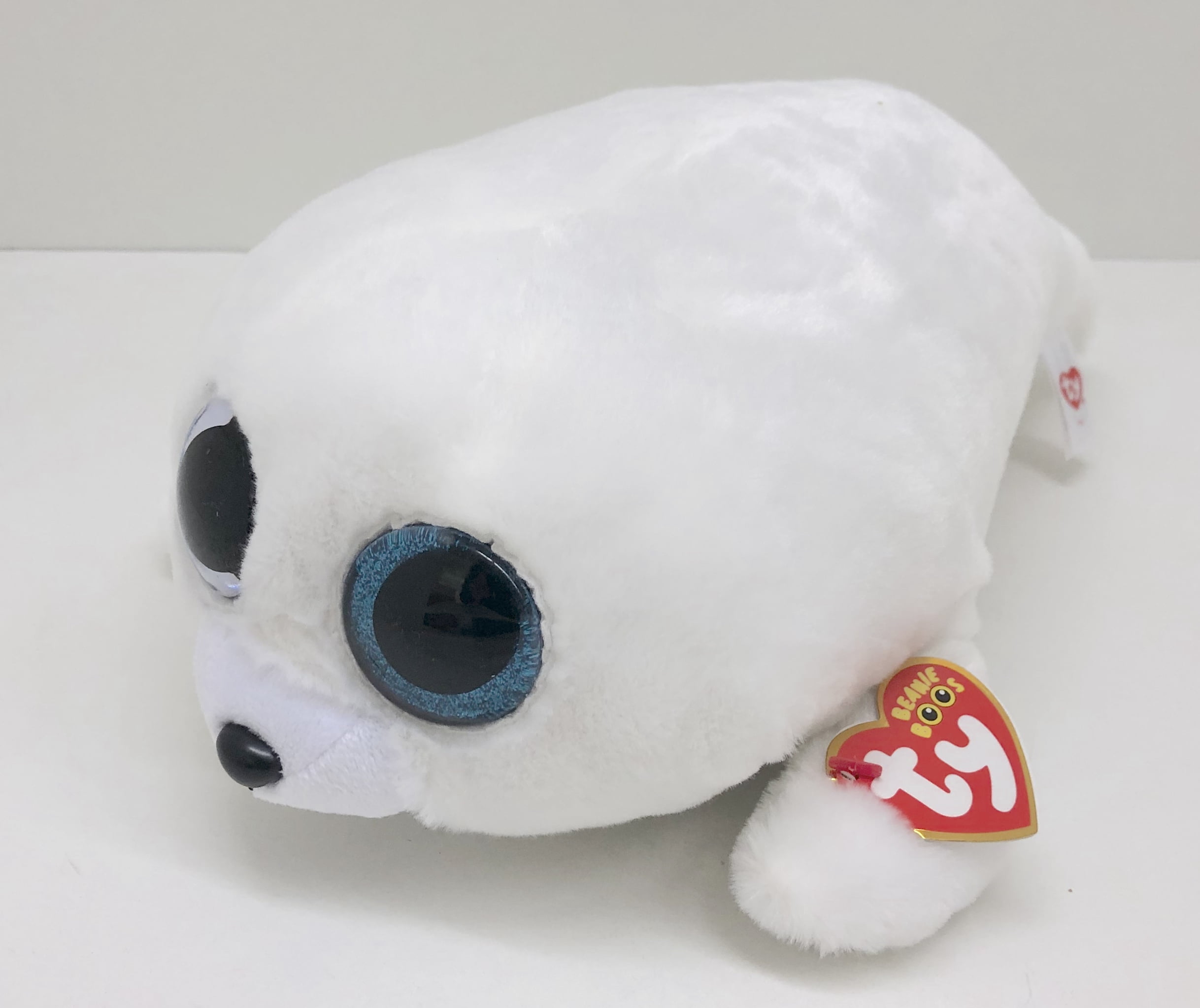 Ty® 7" Icy Beanie Boo's® Small White Seal SPARKLY EYES FROM OUR SEALIFE STOCK 