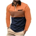 thumbnail image 2 of Clearance Uuder 10$!Fashion Fall Shirts for Mens Plus Size Solid Color Sport Shirt With Button Lapel Long Sleeve Lapel Top/Shirt, 2 of 6
